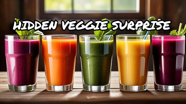 Hidden Veggie Smoothies: A Delight for the Tastebuds
