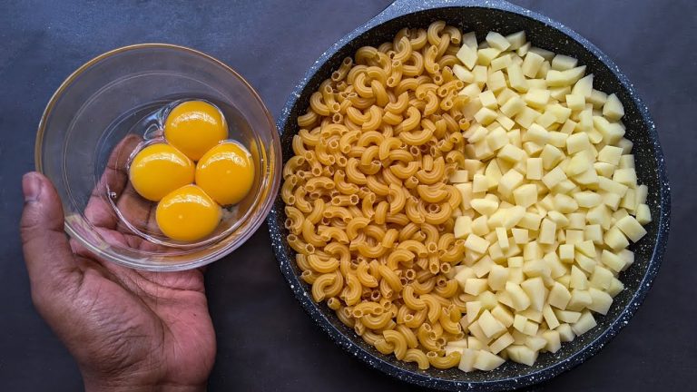Just Add Eggs With Potatoes & Pasta Its So Delicious / Simple Breakfast Recipe/ Cheap & Tasty Snacks