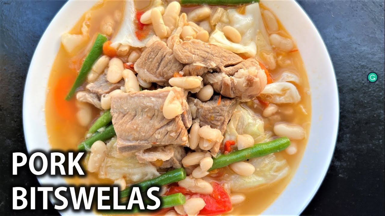 How to cook PORK & WHITE BEANS | Binitsuelasang Baboy | Filipino Recipe ...