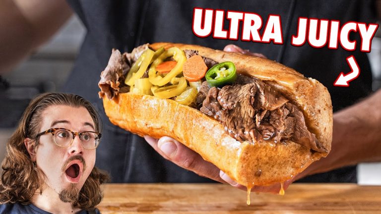 The Greatest Roast Beef Sandwich Ever (Italian Beef)