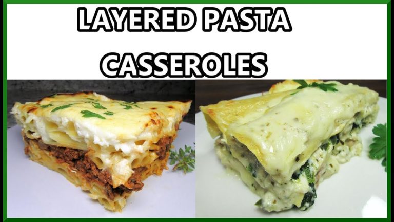 Yummy Comforting International Lasagna Pasta Casserole Recipes
