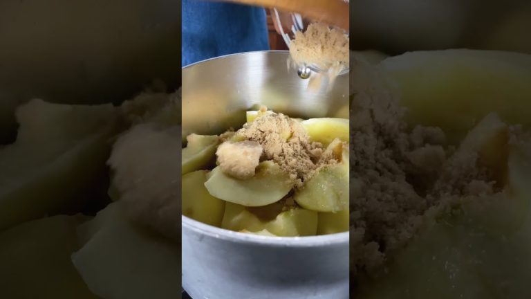 Easy Brown Sugar Applesauce #Shorts