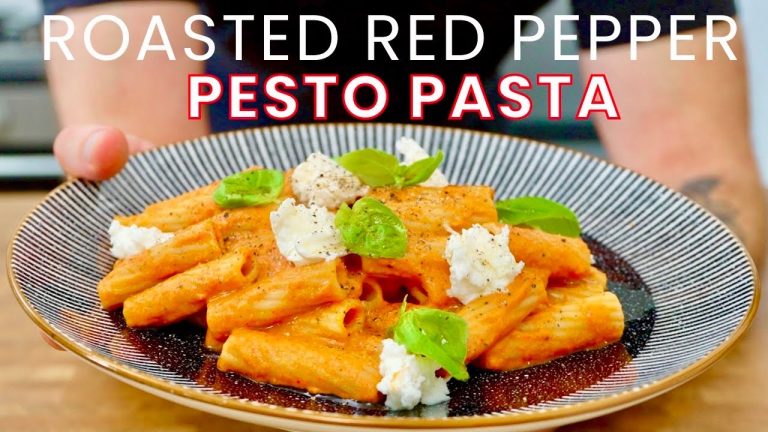 Red Pepper Pesto Pasta | Easy Pasta Sauce Recipe To Transform Your Weeknight Dinners