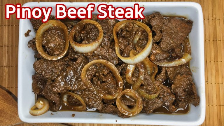 PINOY BEEF STEAK | THE BEST BISTEK TAGALOG RECIPE | KUSINANG BICOLANA