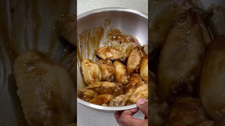 Alas de pollo en salsa bbq