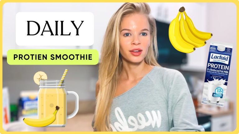 I REPLACED My DAILY BREAKFAST For THIS SMOOTHIE | Banana Protein Smoothie |  Coastal Blonde
