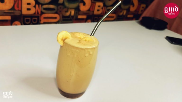 Peanut Butter and Banana Smoothie Recipe | How to make a Peanut Butter Banana Smoothie Recipe