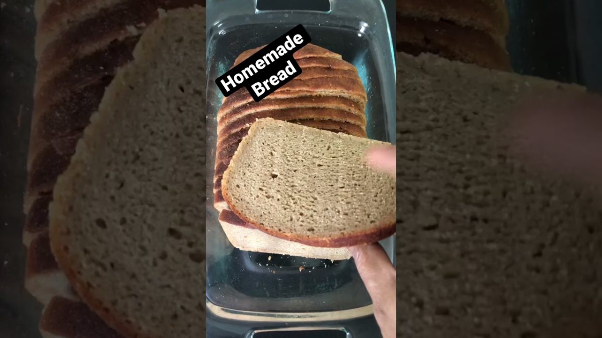 Homemade Whole Wheat Bread – Sandwich Bread Recipe #shorts | Skinny Recipes