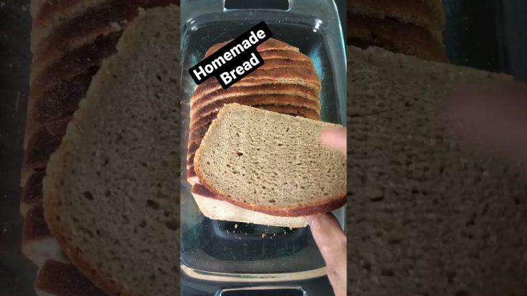 Homemade Whole Wheat Bread – Sandwich Bread Recipe #shorts | Skinny Recipes