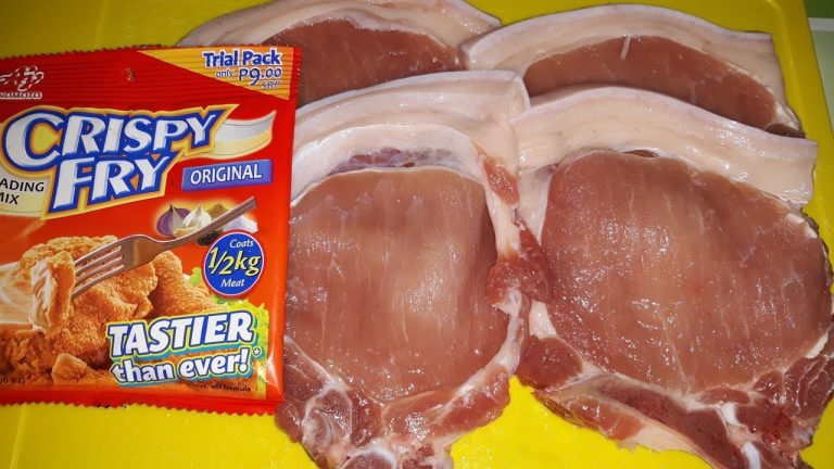 How to cook Pork Chop using Crispy Fry.