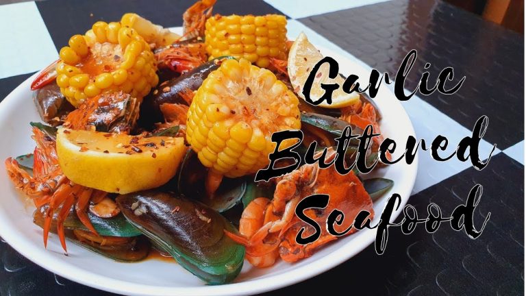 GARLIC BUTTERED SEAFOOD RECIPE | Filipino Style