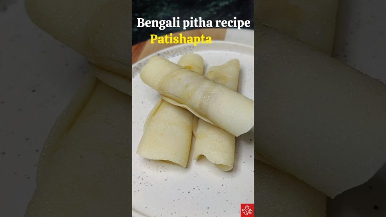 Bengali Patishapta | Bengali Pithe | Bengali Dessert Recipe | Bengali Sweet #ytshorts #shorts #pitha