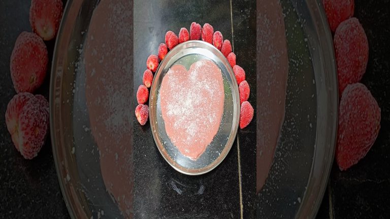 STRAWBERRY MILK PUDDING | EASY STRAWBERRY DESSERT AT HOME | STRAWBERRY DESSERT RECIPE | #shorts