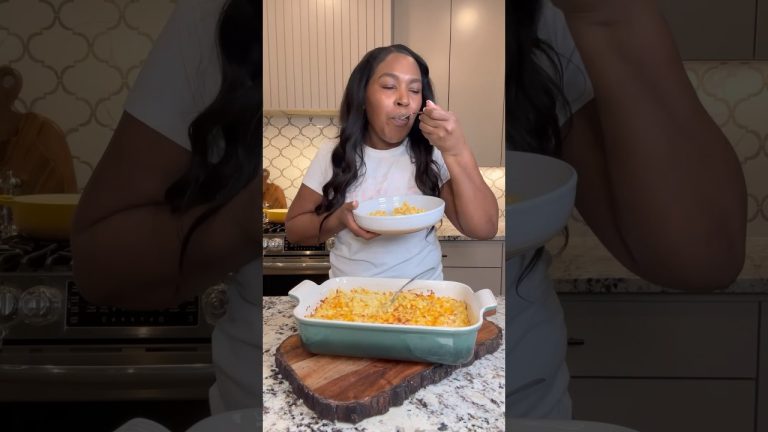 For Saturday dinner we had Pork Chops and Macaroni and cheese! #recipe #macaroniandcheese #cooking ￼