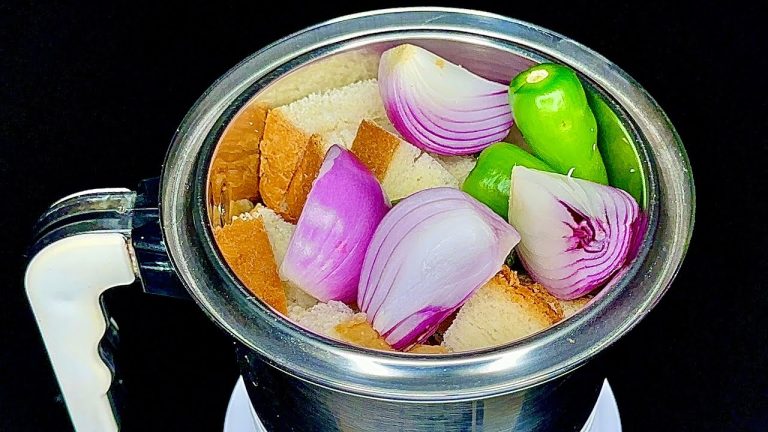 ബ്രെഡും,ഉള്ളിയും മിക്സിയിൽ കറക്കൂ👌എത്ര കഴിച്ചാലും കൊതി തീരില്ല  Bread Recipe