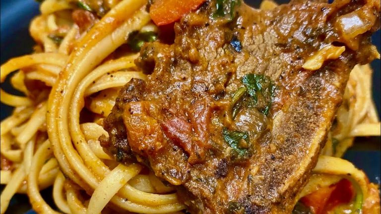 Short Rib Linguine Pasta Recipe | Simple Dinner Recipe
