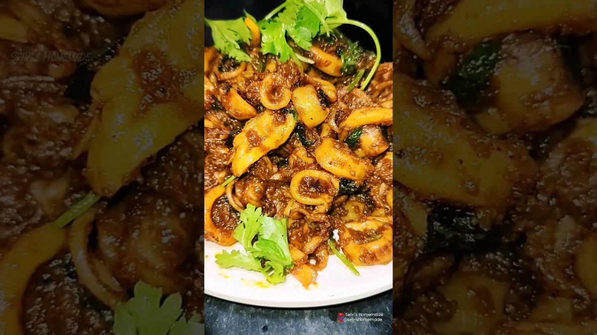 கடம்பா மீன் வறுவல் | Kadamba fish fry recipe in tamil | Squid fry | Selvi's Homemade