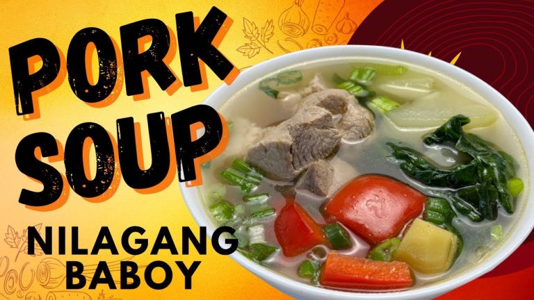 NILAGANG BABOY RECIPE – HOW TO COOK SIMPLE, QUICK AND HEALTHY PORK SOUP! (Filipino Style)