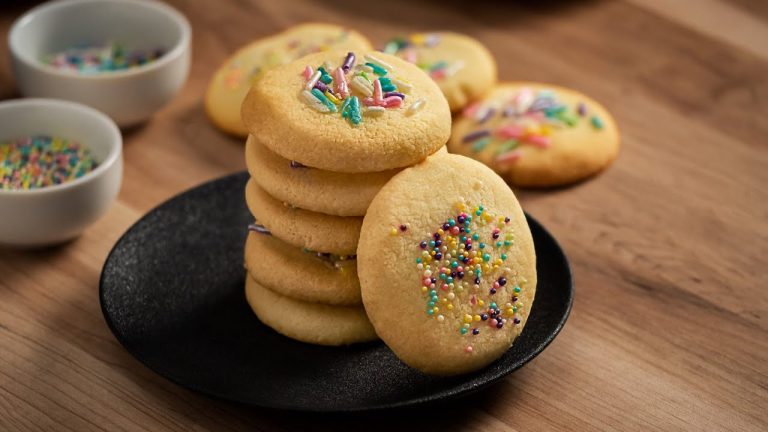 3 Ingredient Sugar Cookies – Dished #Shorts