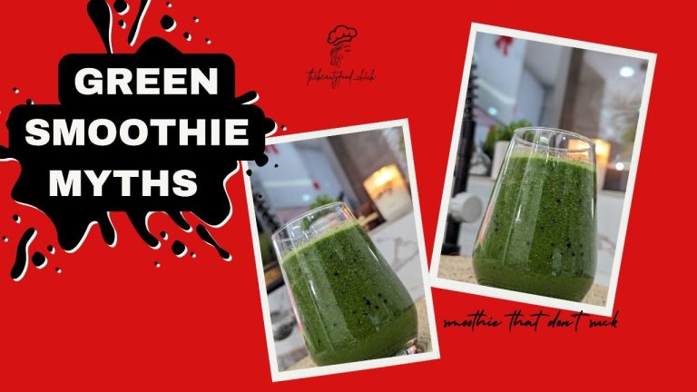 GREEN SMOOTHIE MYTHS | Why you should like them #livestreamwithtbfc