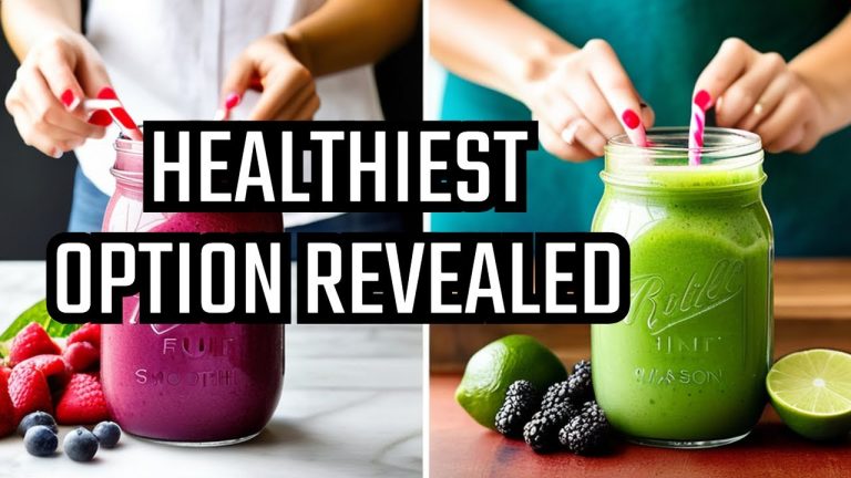 Smoothie vs Juice: Which is Healthier?