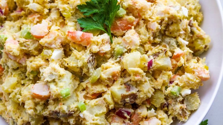 Creamy Seafood Potato Salad Recipe