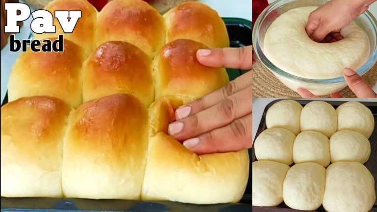 पाव ब्रेड बेकरी जैसी बनाये घर पर | Pav Bread Recipe In Otg | Ladi Pav Recipe | Eggless Pav Bread