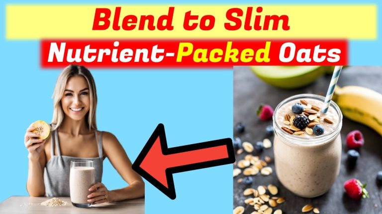 Highly Nutritious & Calcium rich Weight loss Oats Smoothie | Rich Weightloss Oats Smoothie