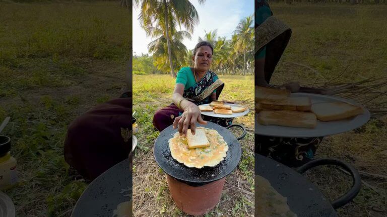 Bread Omelette Recipe #Shorts