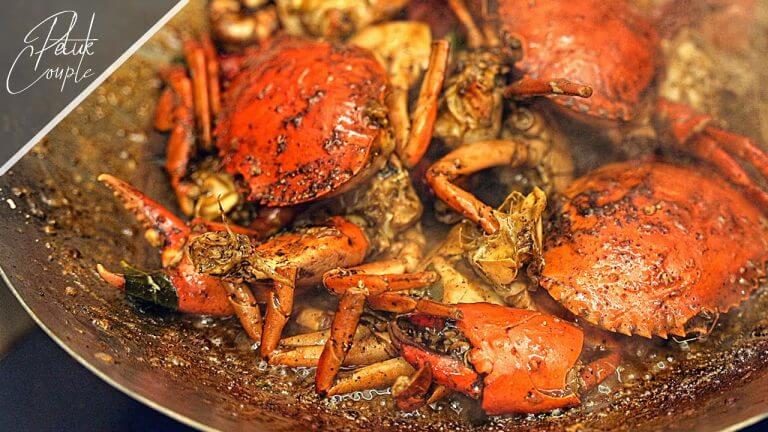 🔥 Singapore Black Pepper Crab Recipe 😍 চিংড়ি অথবা কাঁকড়া যে কোনো একটা দিয়ে এইটা করতে পারবেন 😋
