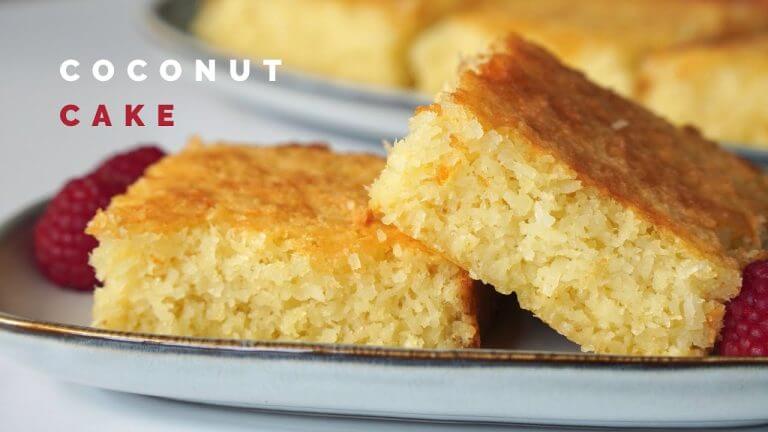Moist and Delicious Coconut Cake | Easy No Flour No Butter Coconut Dessert
