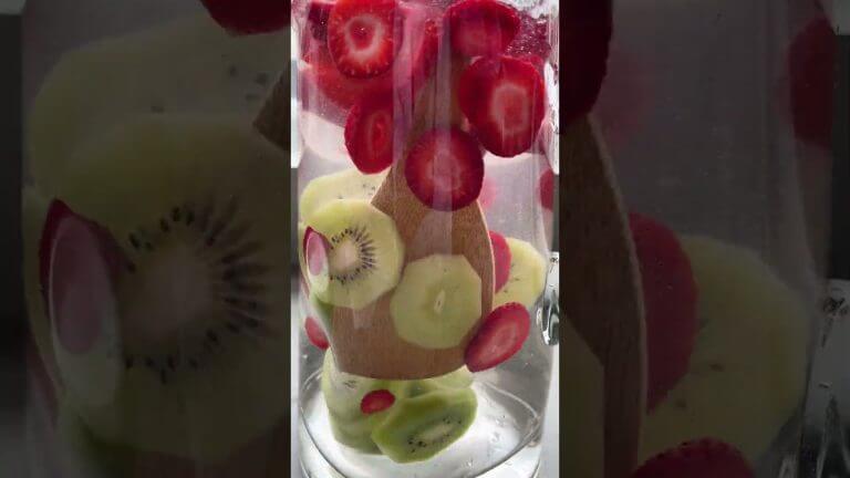 Easy Fruit Infused Water #Shorts