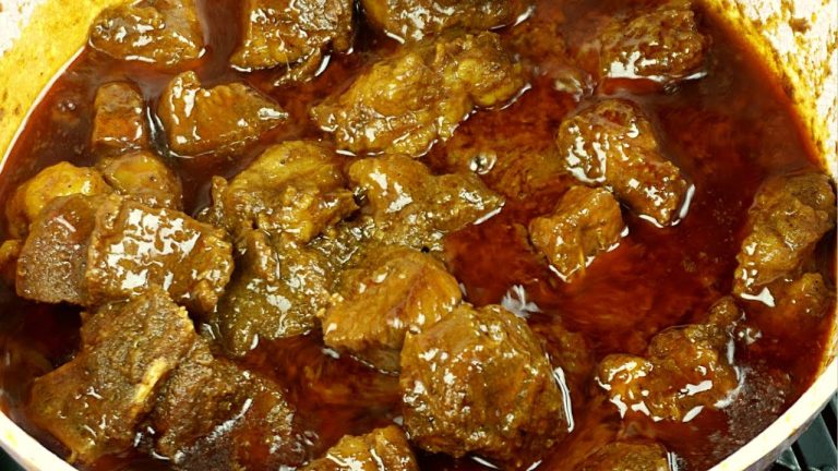 মাংসে এমন কালার ও স্বাদ আসবেই যদি এই রেসিপিটা ফলো করেন | Tasty & Colorful Meat Recipe By The Rosui