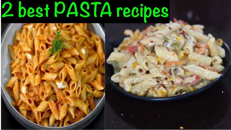 2 best pasta recipes – red sauce pasta and white sauce pasta