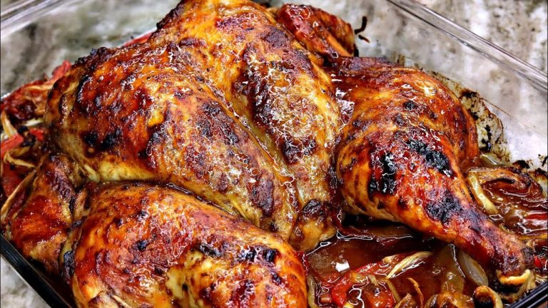 The Secret To Make The BEST Juicy Jerk BBQ Chicken In the Oven