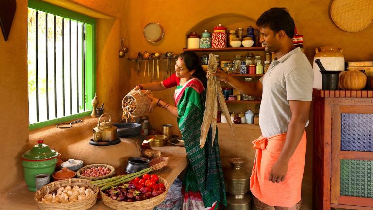 DRY FISHES || Drumstick Dry Fish Curry || Anchovies Fry || Village Recipe || The Traditional Life