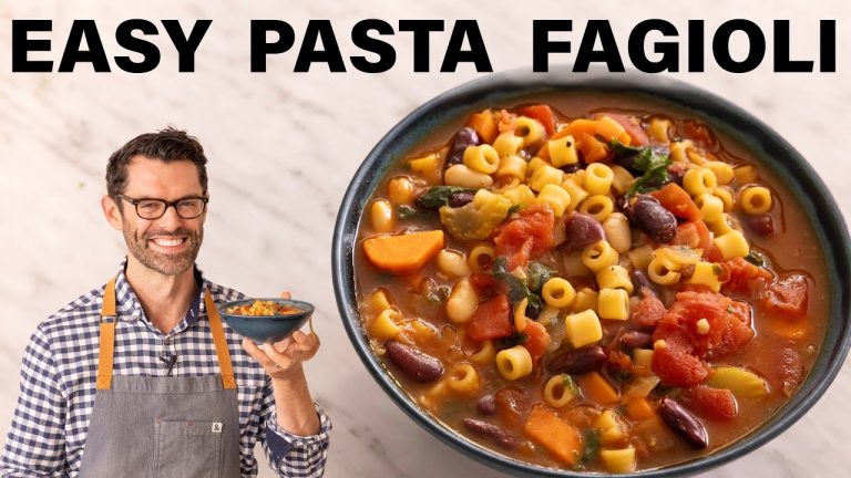 EASY Pasta Fagioli Recipe