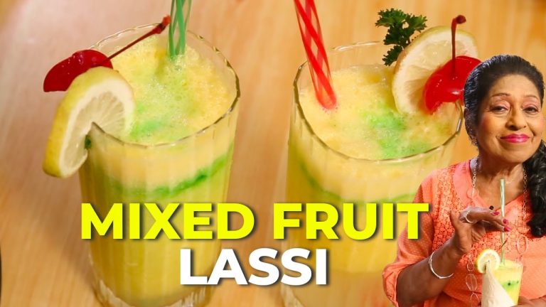 Mixed Fruit Lassi for Instant Cool Down | Mallika Joseph Food Tube