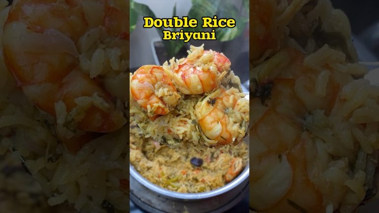 🦐🍤ஹொசகோட் டபுள் ரைஸ் பிரியாணி😋👌| Hoskote Double rice briyani recipe 😋👌#shorts