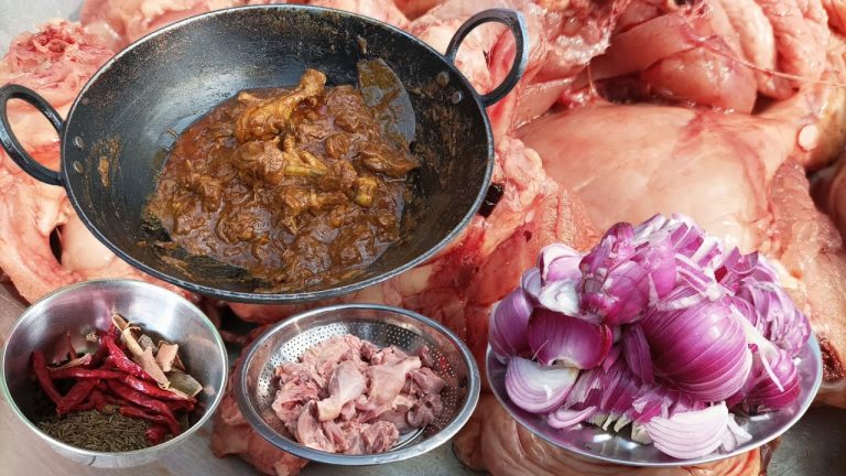 चिकन फ्राय मसाला बनाना सीखो गाँव के तरीका से || Chicken Curry Recipe || Villfood Wala