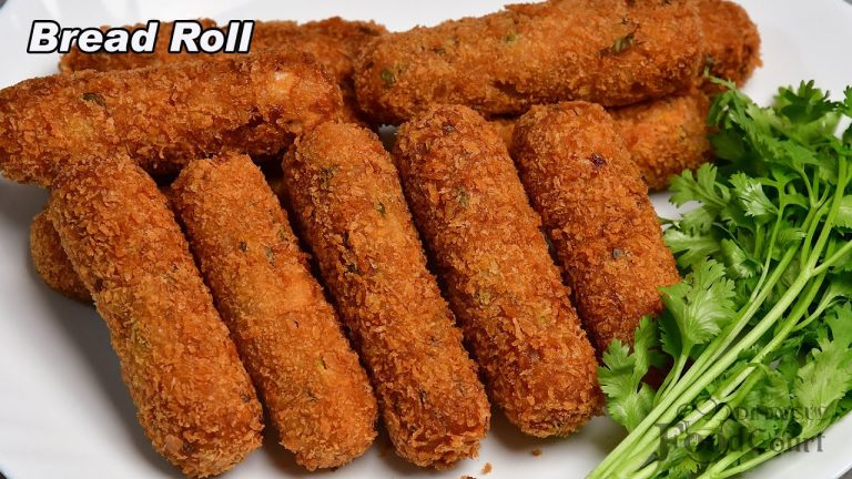 Crispy & Tasty Bread Roll Recipe/ Easy Iftar Snacks Recipe/ Bread Recipes