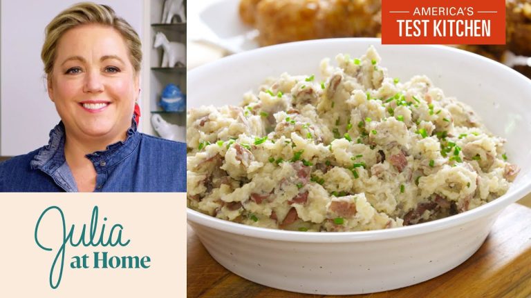 How to Make Slow-Cooker Smashed Red Potatoes  | Julia At Home