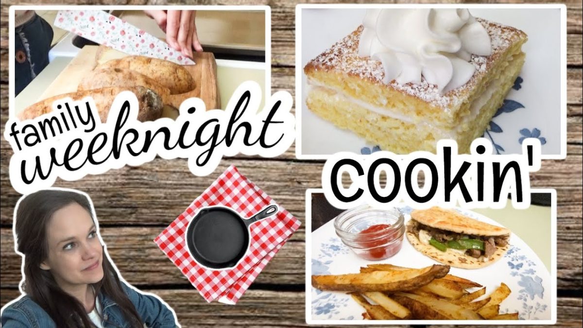 I never learned…😂 | Banana Flip Cake & Steak Sandwiches | Southern Church Potluck Cooking Recipes