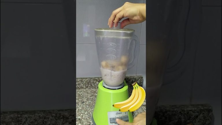 MERENGADA de Banano SIN LECHE NI AZÚCAR #jugos #bienestar #tipssaludables