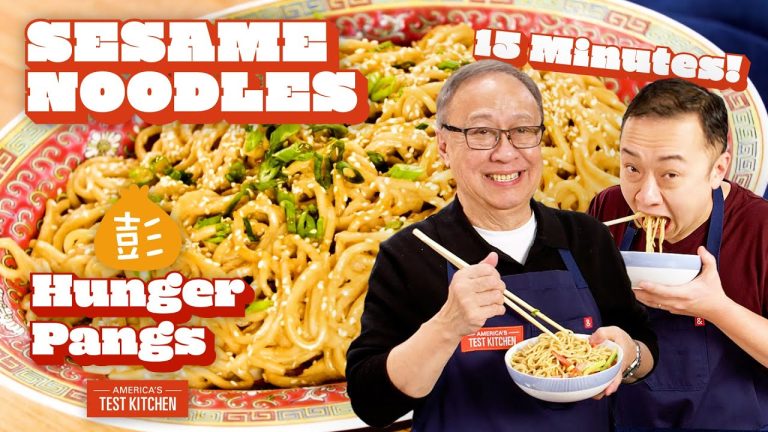 How to Make Cold Sesame Noodles 麻醬拌麵 | Hunger Pangs