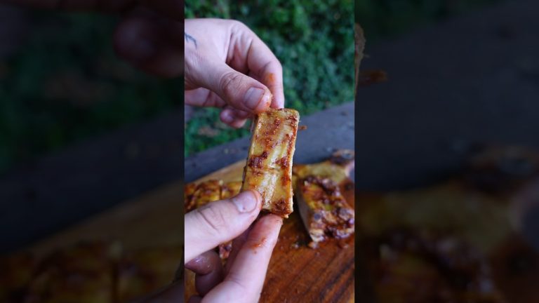 RIBS AU BARBECUE !! 🥩🤤 #shorts #recette #asmr #ribs #barbecue #bbq #cuisine #seizemay