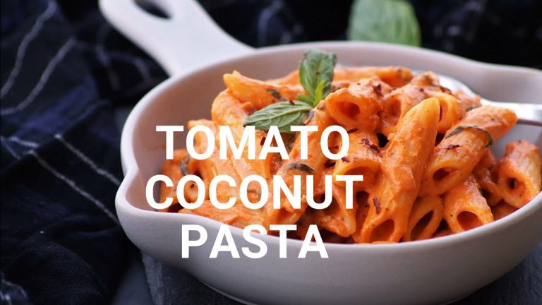 Vegan Tomato Coconut Pasta Recipe