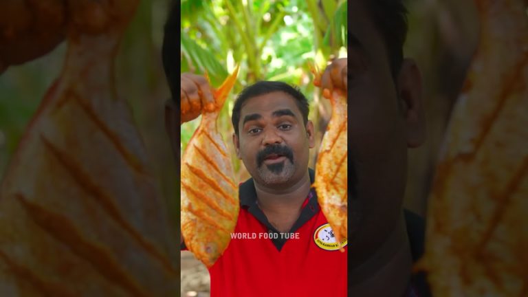 Kerala Style Meen Pollichathu | Fish Recipe | WORLD FOOD TUBE #shorts #reels
