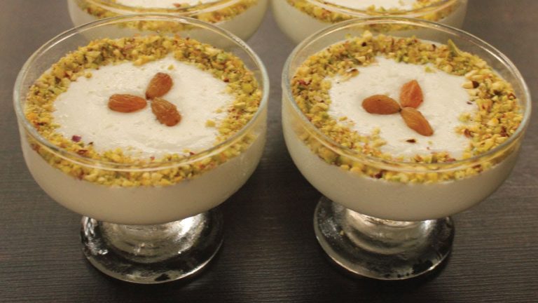 Mahalabia Recipe | Middle Eastern Dessert | Milk Pudding
