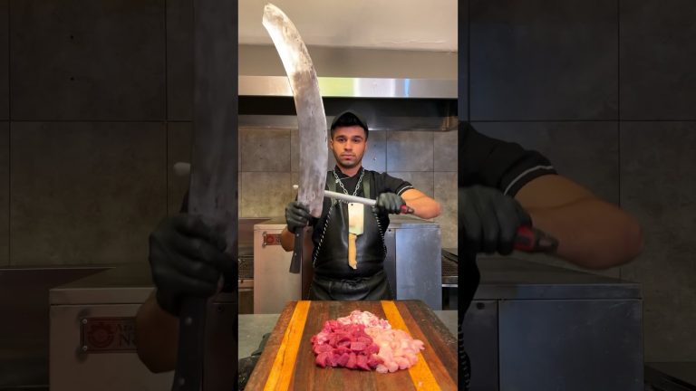 Beef with chicken and vegetables🤠#kebab #sheep #shorts